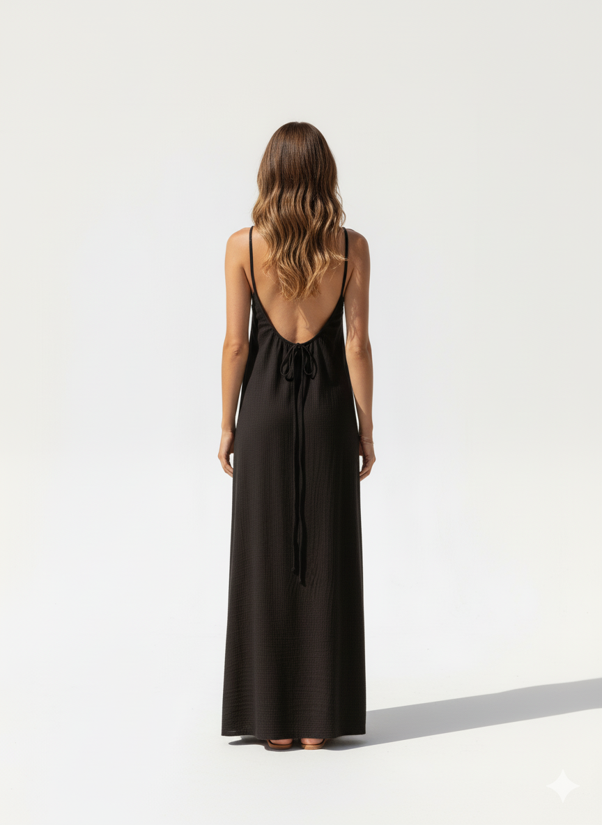 Essential Open-Back Slip Dress