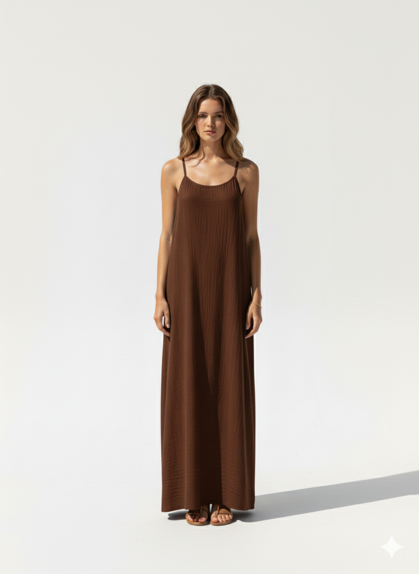 Essential Open-Back Slip Dress