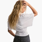 T-Shirt with Wide Sleeves and Icon Design