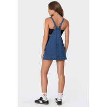 Overall Denim Mini Dress