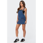 Overall Denim Mini Dress