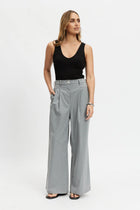 Mya Reversible Ribbed Knit Tank - Black