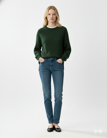 Oversized Split Sweater – Long Sleeve