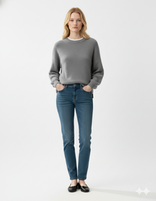 Oversized Split Sweater – Long Sleeve