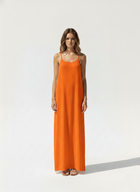 Open Backless Slip Dress