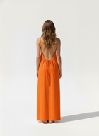 Open Backless Slip Dress