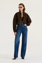 SUEDE BOMBER JACKET