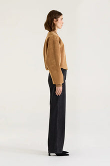 SUEDE BOMBER JACKET