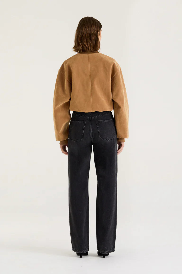 SUEDE BOMBER JACKET