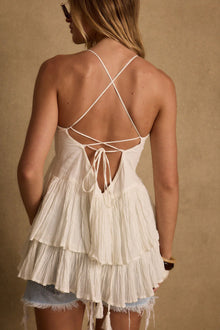 Lainey Ivory Babydoll Top