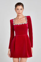 ELODIE VELVET DRESS