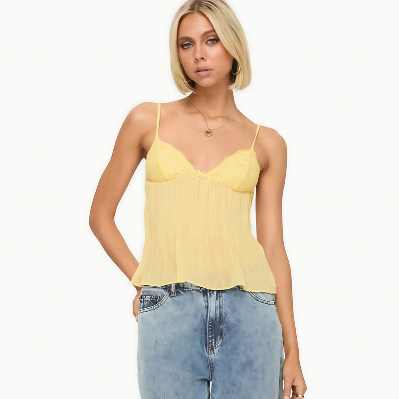 Lulu Pleat Top